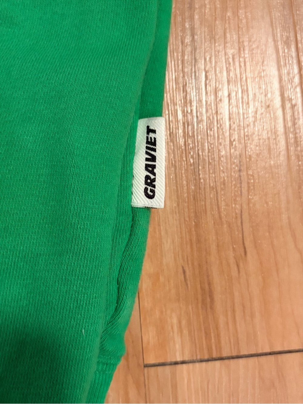 Graviet Green Hooded Sweatshirt - Picture 2 of 2